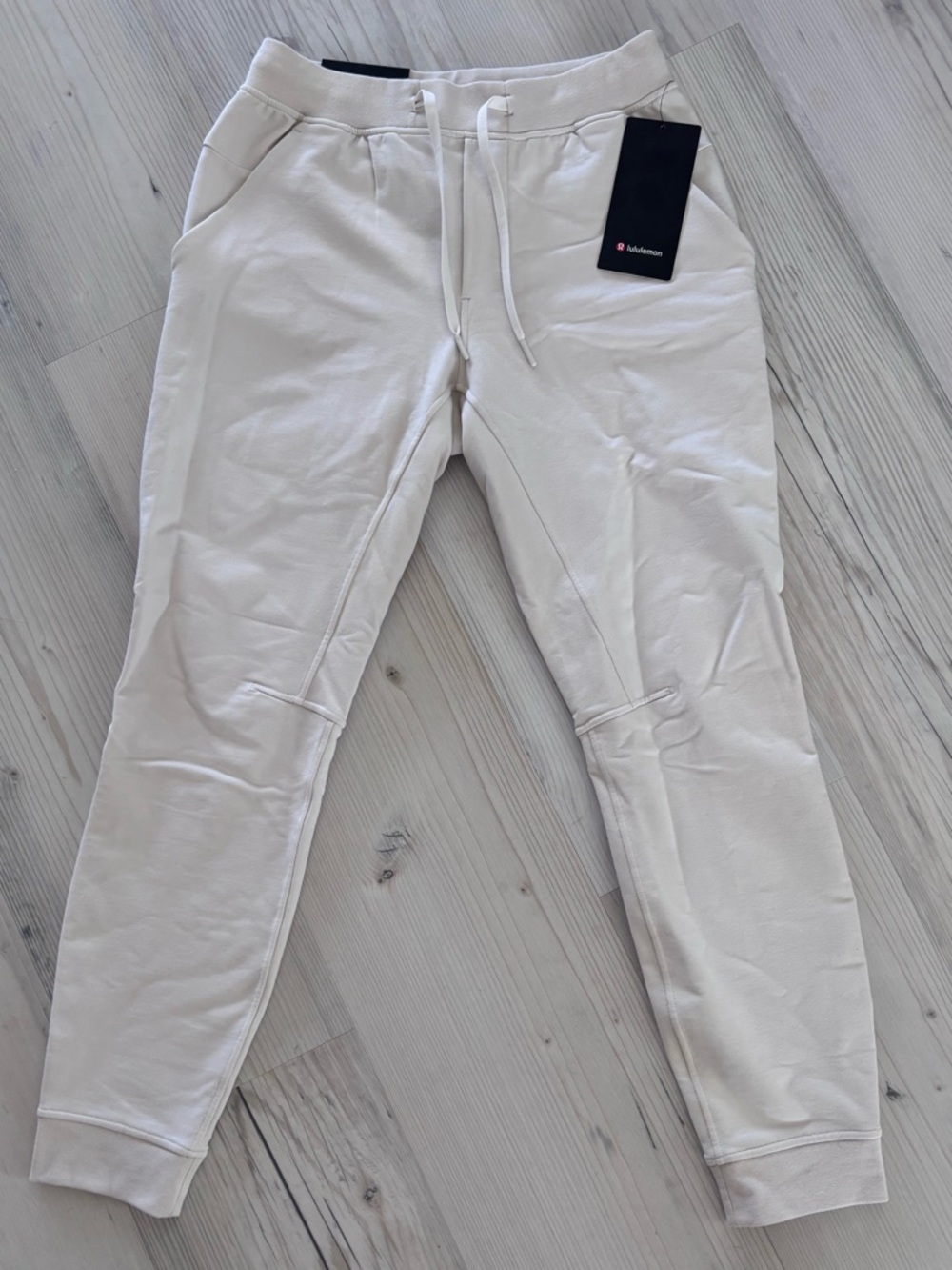 NWT Lululemon City Sweat Men’s Jogger in White Opal, Size Small